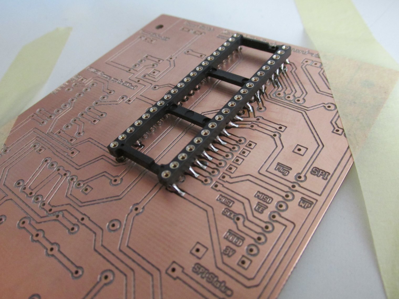 Zerocat Chipflasher Board The First PCB Prototype